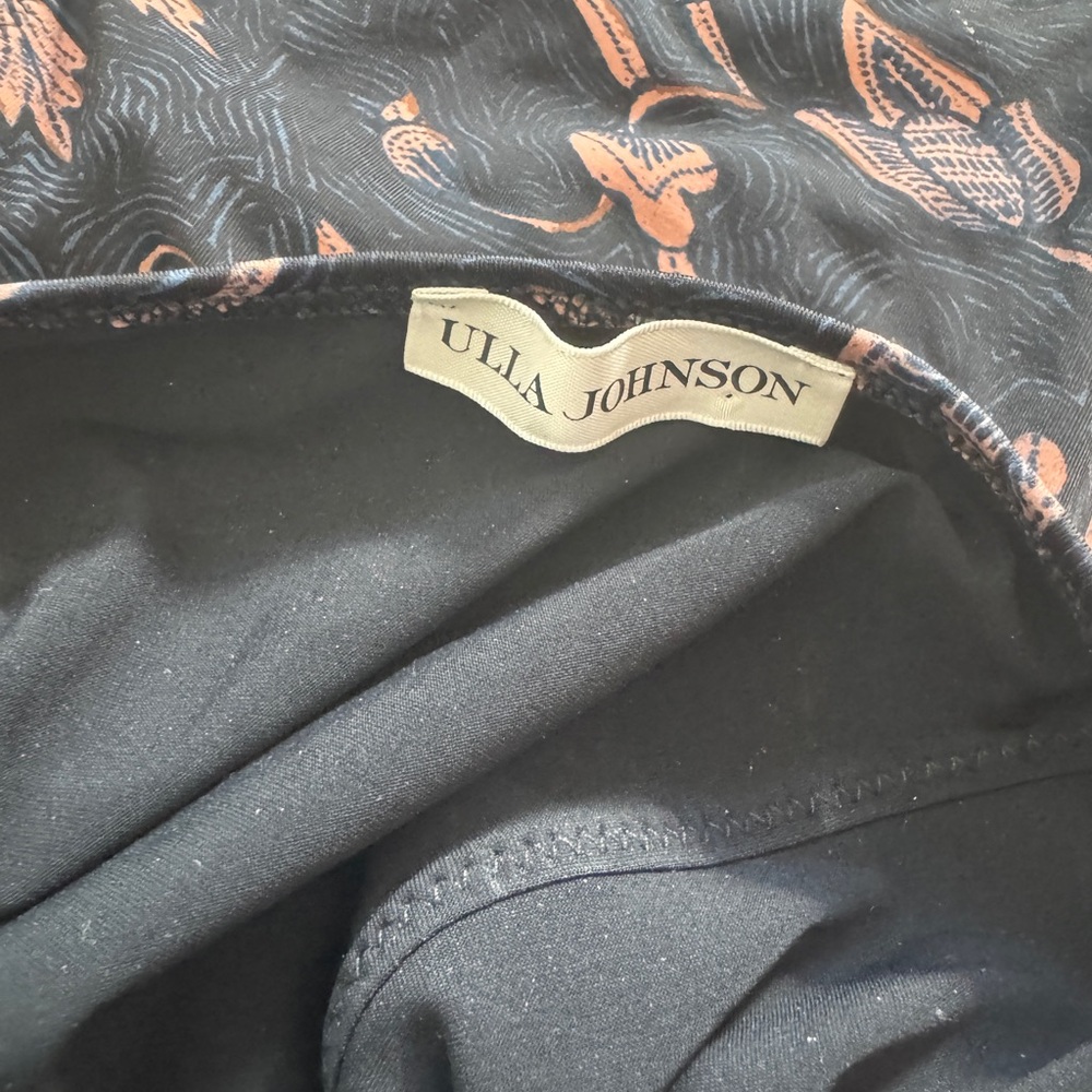 Never Worn Ulla Johnson Black Pink Navy Floral Swim Suit One Piece Size S - Picture 4 of 5